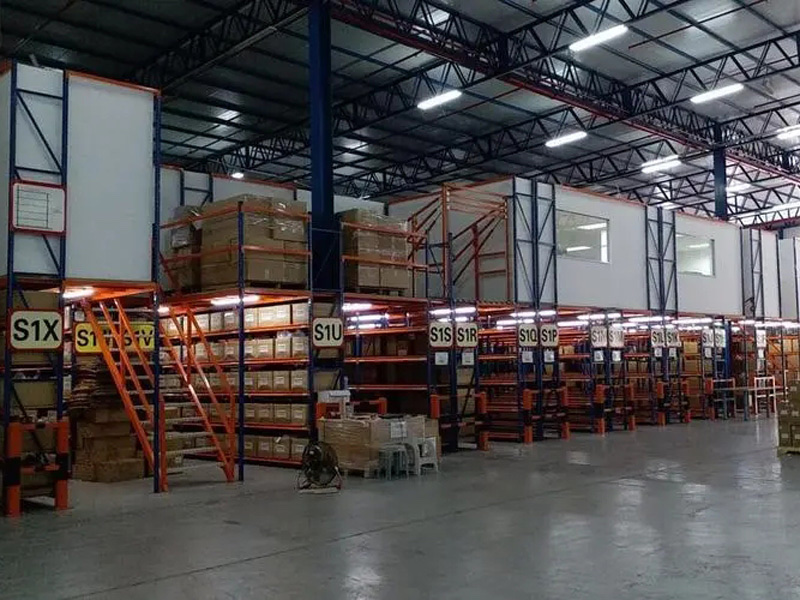 Transload warehouse interior